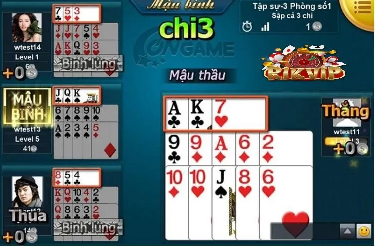 Bài Mậu Binh Rikvip Tham Gia Ngay Game Bài Hấp Dẫn Luật chơi Bài Mậu Binh Rikvip